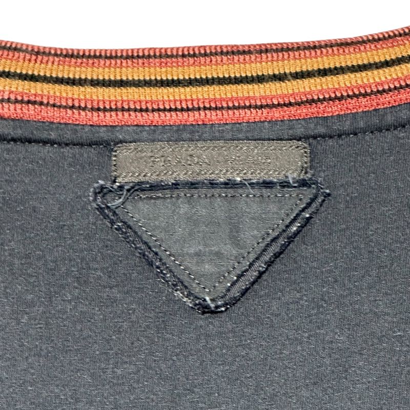 Prada 14ss Sunset Multi T-Shirt Sunset Graphic T-Shirt S Red X Black