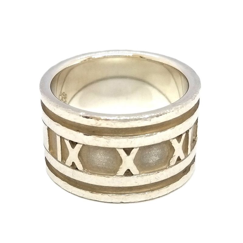 Tiffany & Co Tiffany & Co Atlas Wide Ring Ring Approx Size 14 Sv925 101 G Silver