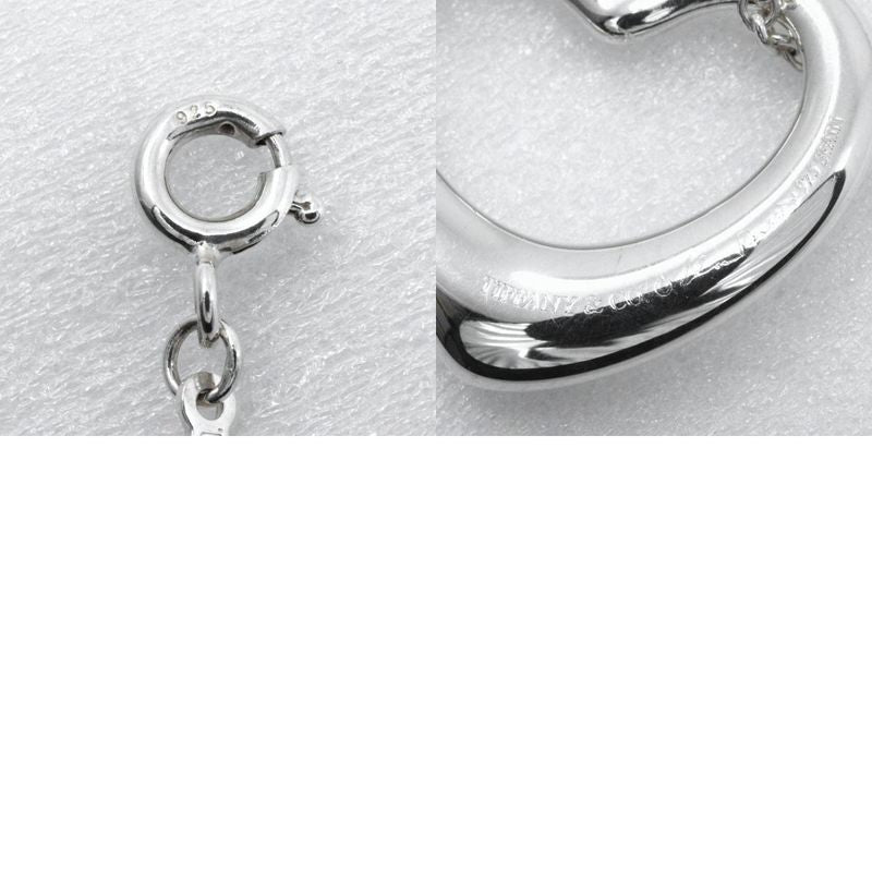 Tiffany & Co Open Heart Elsa Peretti 925 Silver Ladies 6.7g Necklace
