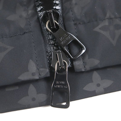  Louis Vuitton 22AW Hnk48w Mid-length Monogram Windbreaker Hoodie Black 50