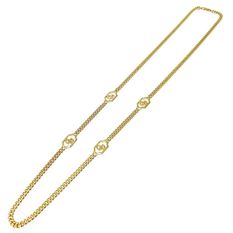 Christian Dior GP CD Logo Long Necklace Women 328089 Necklace