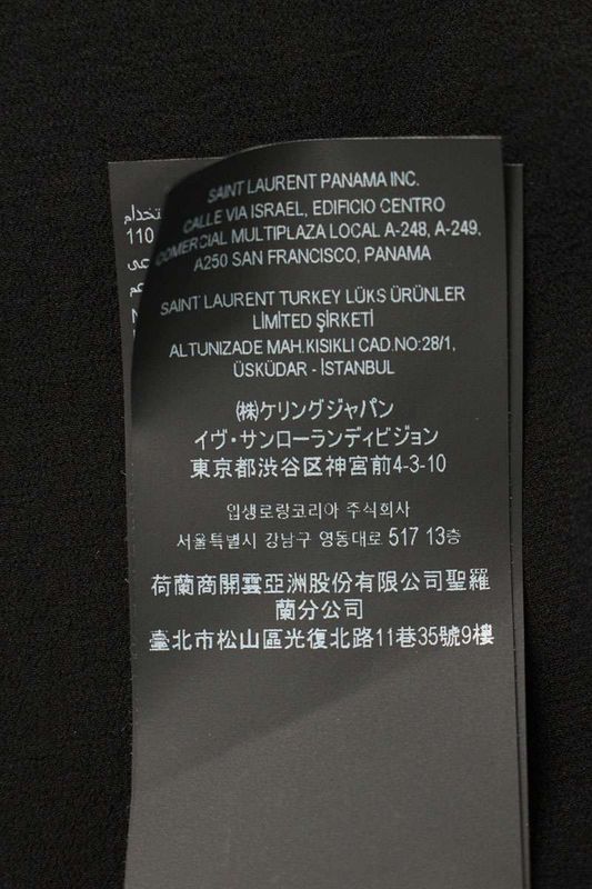 Saint Laurent Paris 23SS 729754 Y103w Back Open Sleeveless Dress Women's F34