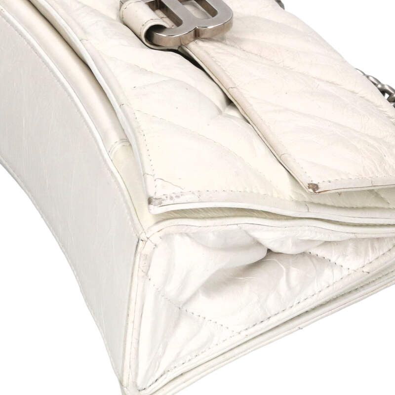 Balenciaga 716351 Crush Chain Bag Quilted Chain Strap Shoulder Bag Women's Small