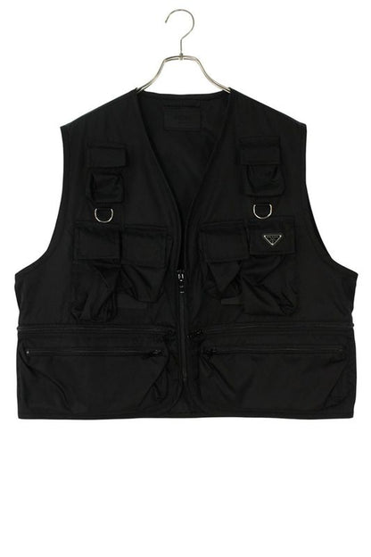 Prada Sgc499 Re-nylon Utility Nylon Vest Men's XL