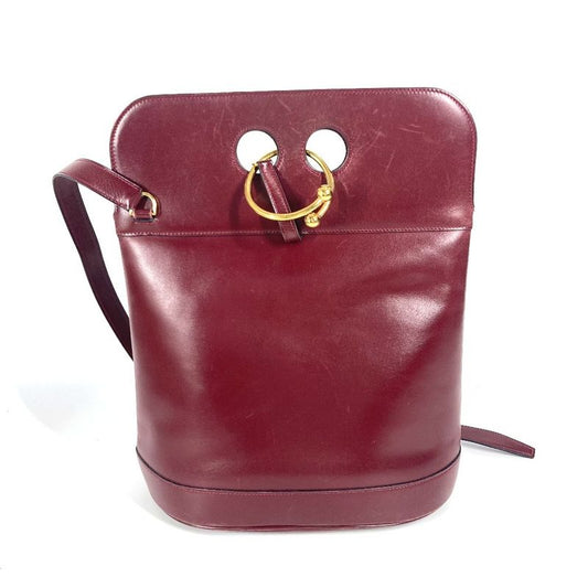 Hermes Shoulder Bag Alix Leather Bordeaux