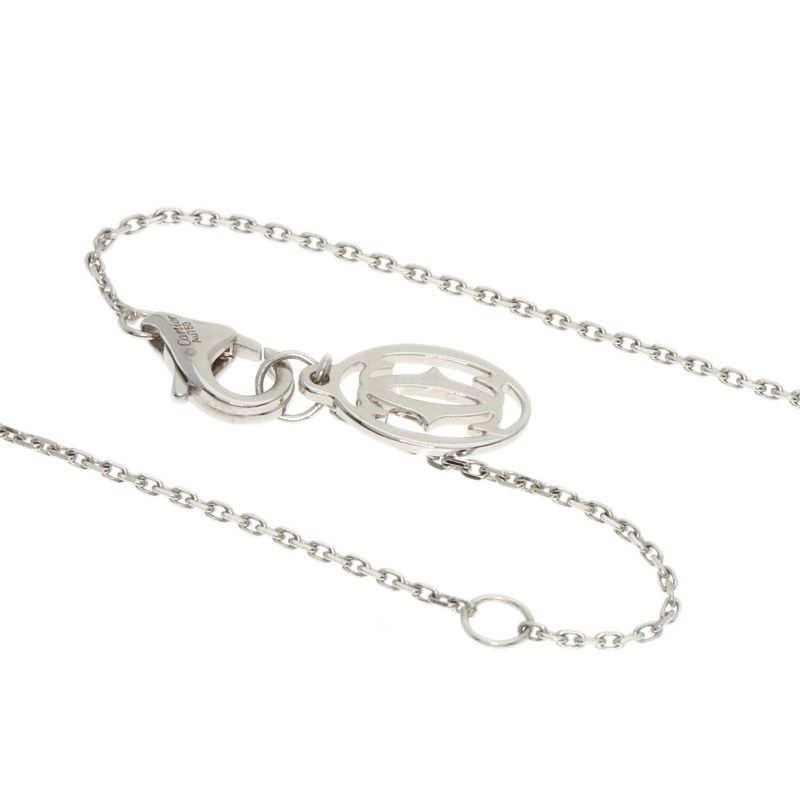 Cartier D'amour G-vs1-ex Diamond Necklace 18K White Gold Ladies