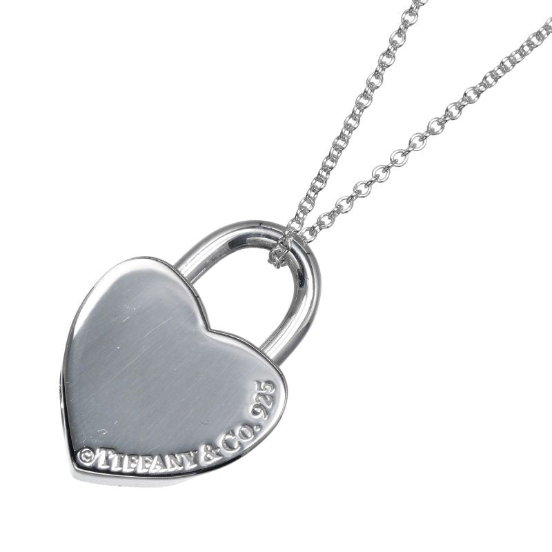 Tiffany & Co Return To Tiffany & Co Heart Lock 925 Silver Ladies 9.59g Necklace