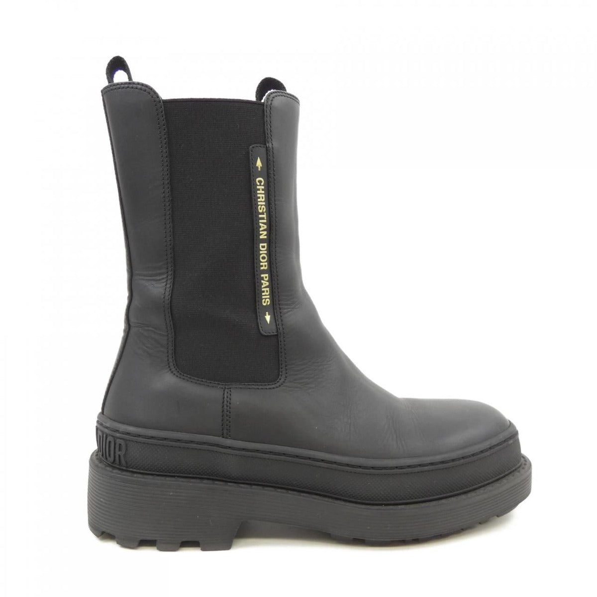 Christian Dior Trial Size 36 Calfskin Black Boots