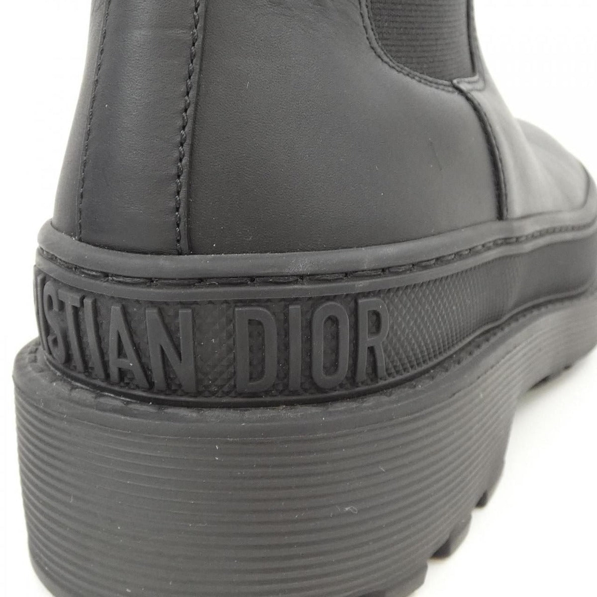 Christian Dior Trial Size 36 Calfskin Black Boots — view 6