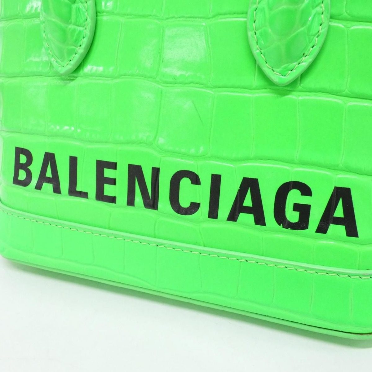 Balenciaga Ville Bag Handbag Green — view 4