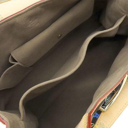 Louis Vuitton Handbag Ursula Monogram Multicolor Noir Black Gold Hardware Black