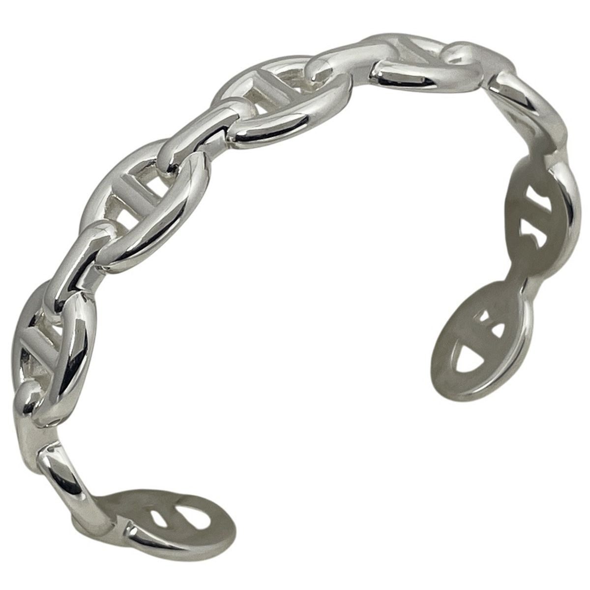 Hermes Chaine D'ancre Bracelet Silver