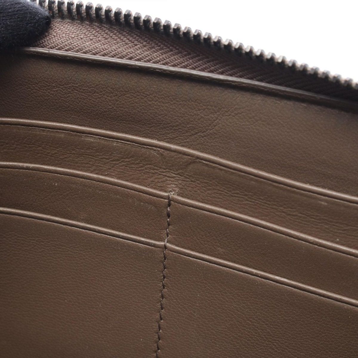 Bottega Veneta Round Wallet Intrecciato Brown Leather — view 8