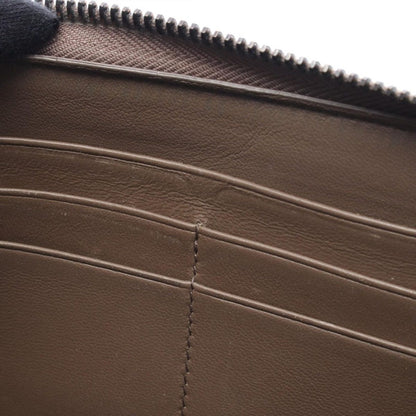 Bottega Veneta Round Wallet Intrecciato Brown Leather — view 8