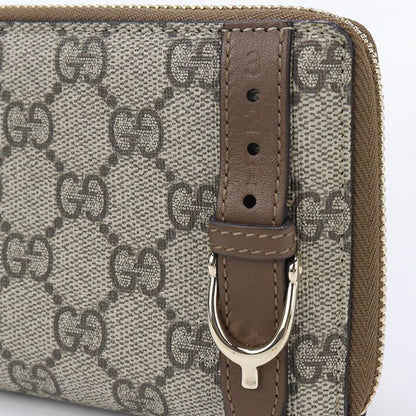 Gucci Zip Around Wallet GG Supreme 309758 Long Wallet Round Zipper GG Supreme