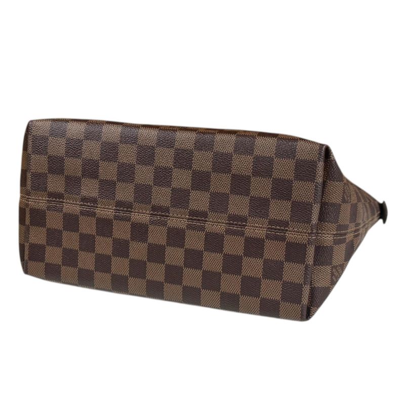 Louis Vuitton Jena PM Damier Tote Bag Damier Canvas N41012 Brown Women Louis