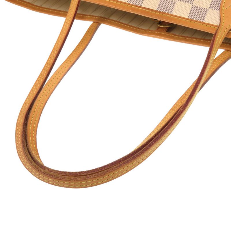 Louis Vuitton Neverfull GM Damier Azure N41360 Tote Bag With Pouch LV 0289