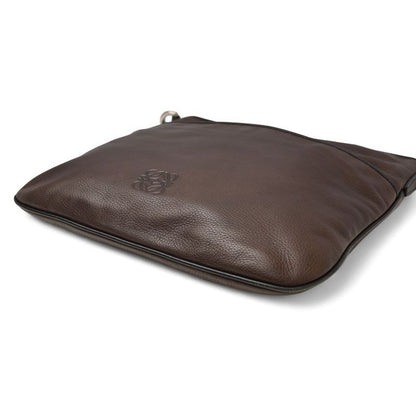 Loewe Shoulder Bag Crossbody Anagram Dark Brown Vintage — view 5
