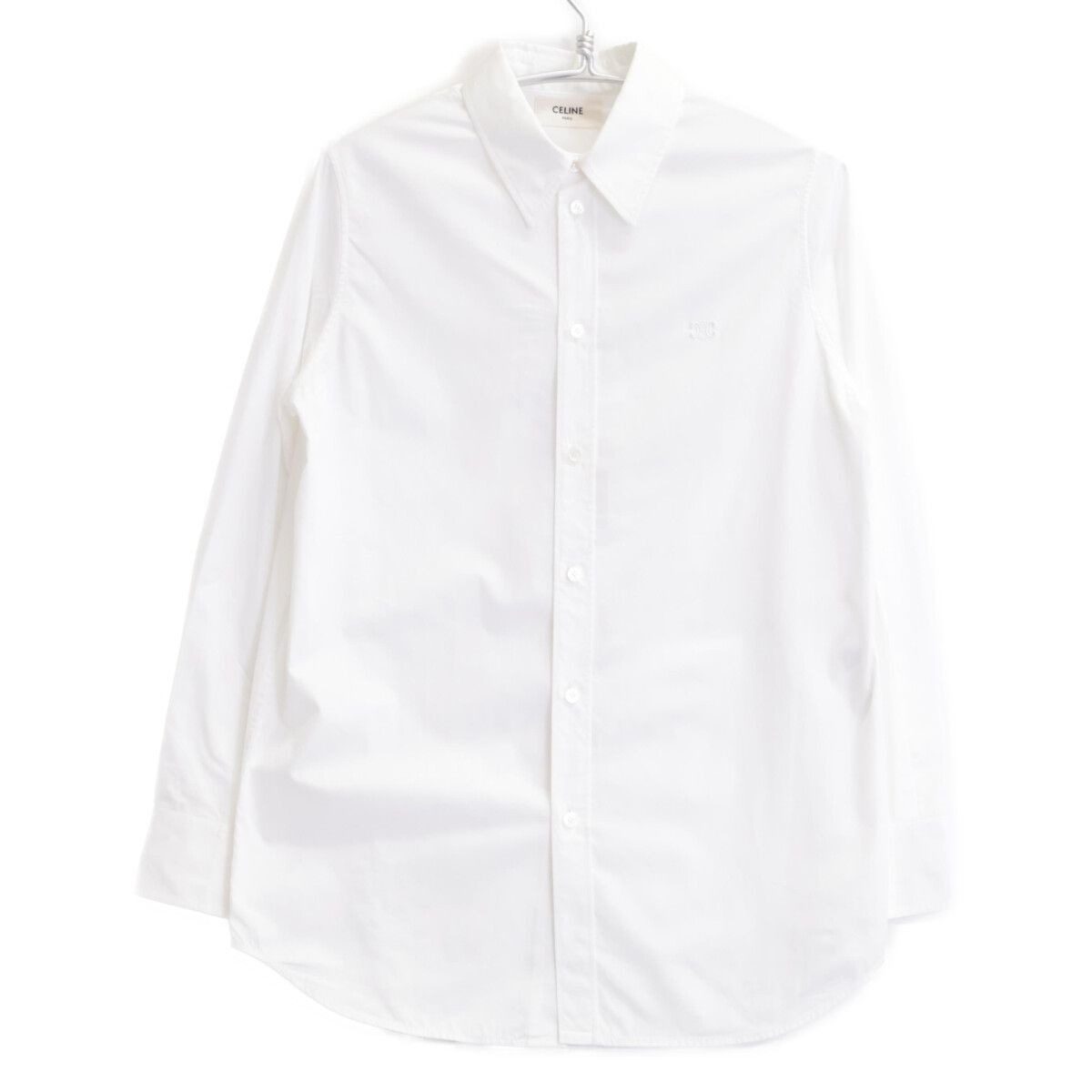 Celine White Cotton Tomboy Shirt 36