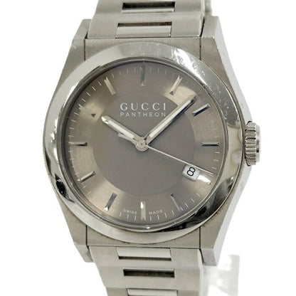 Gucci Watch Boys Size Pantheon Quartz SS Champagne Gold Dial 1154