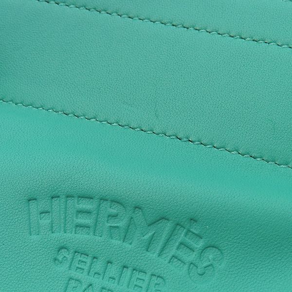 Hermes Shoulder Bag Sac Aline Mini Swift Vert Veron Silver Hardware Green