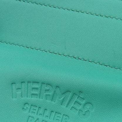 Hermes Shoulder Bag Sac Aline Mini Swift Vert Veron Silver Hardware Green