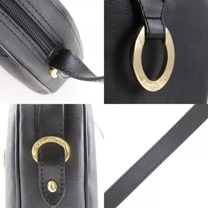 [dior] Christian Dior Vintage PVC Black Ladies Shoulder Bag