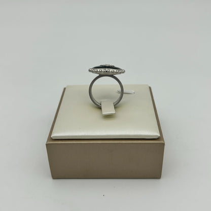 Chanel CC Logo Ring Black — view 8