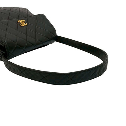 Chanel Chanel Vintage Quilted Lambskin Semi One Shoulder Bag