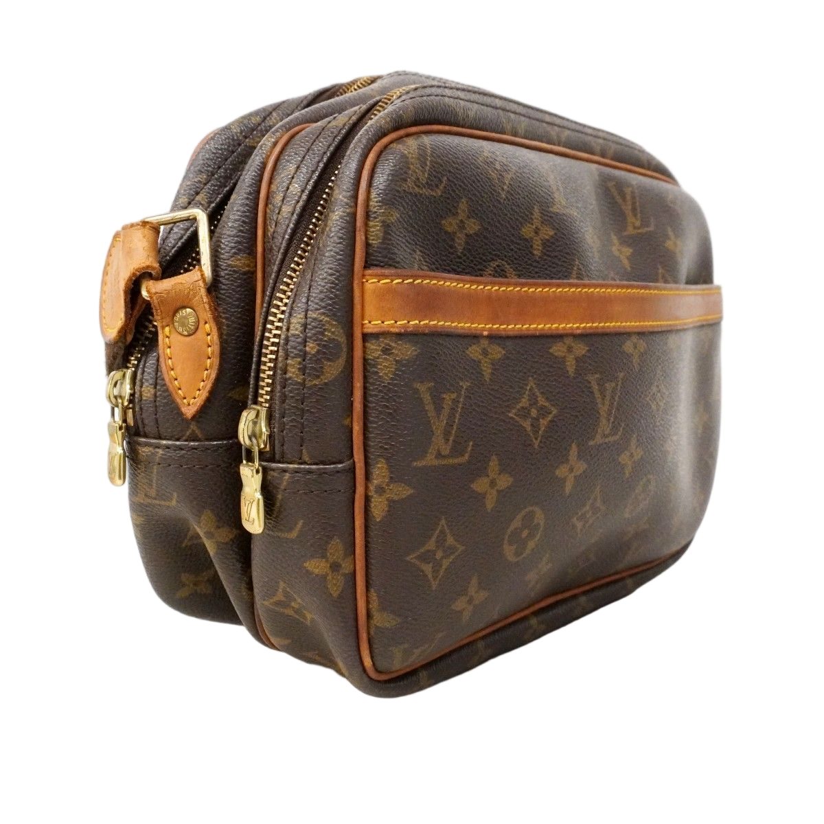 Louis Vuitton Shoulder Bag Monogram Reporter PM Brown — view 2