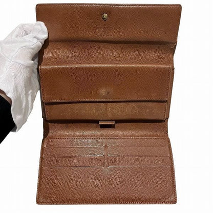 Louis Vuitton Monogram Portefeuille International M61217 Long Wallet Trifold