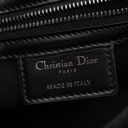 Dior Shoulder Bag Camp Small Macro Cannage Black Leather — view 4