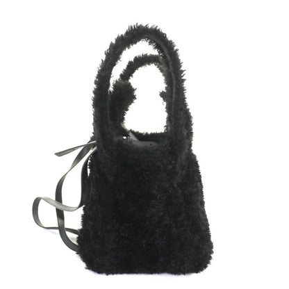 Balenciaga 672793 Everyday 2.0 Xs Logo Embroidered F Fur Shoulder Tote Bag
