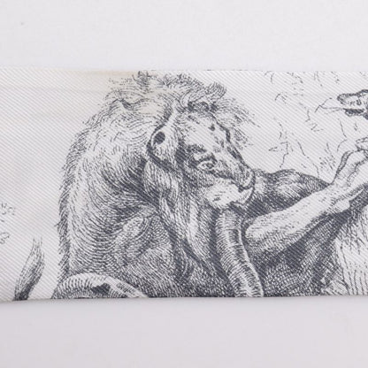 [dior] Christian Dior Mitzah Toile De Jouy Sauvage Ribbon Scarf 15jou106i602