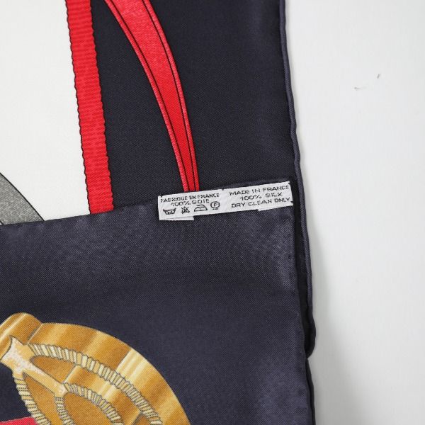 Hermes Carré 90 Carré 90 Large Keynote Crano Manege Scarf Hermes Navy