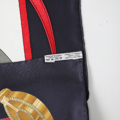 Hermes Carré 90 Carré 90 Large Keynote Crano Manege Scarf Hermes Navy