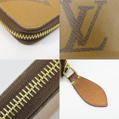 Louis Vuitton Long Wallet Zippy Wallet M69353 Monogram Reverse Brown Goldhardwar