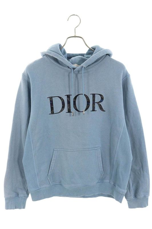 Dior 21AW 143j688a0531 DIOR AND Peter DOIG Logo Embroidery Hoodie Men's M