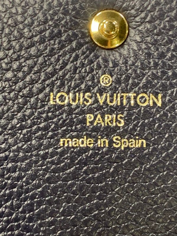 2570 Louis Vuitton Bifold Wallet Portefeuille Emily M69417 Monogram Empreinte