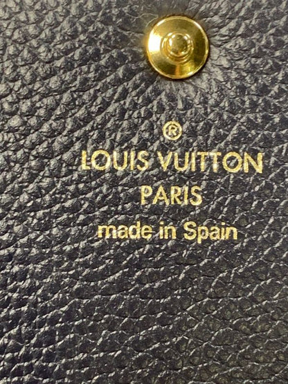 2570 Louis Vuitton Bifold Wallet Portefeuille Emily M69417 Monogram Empreinte