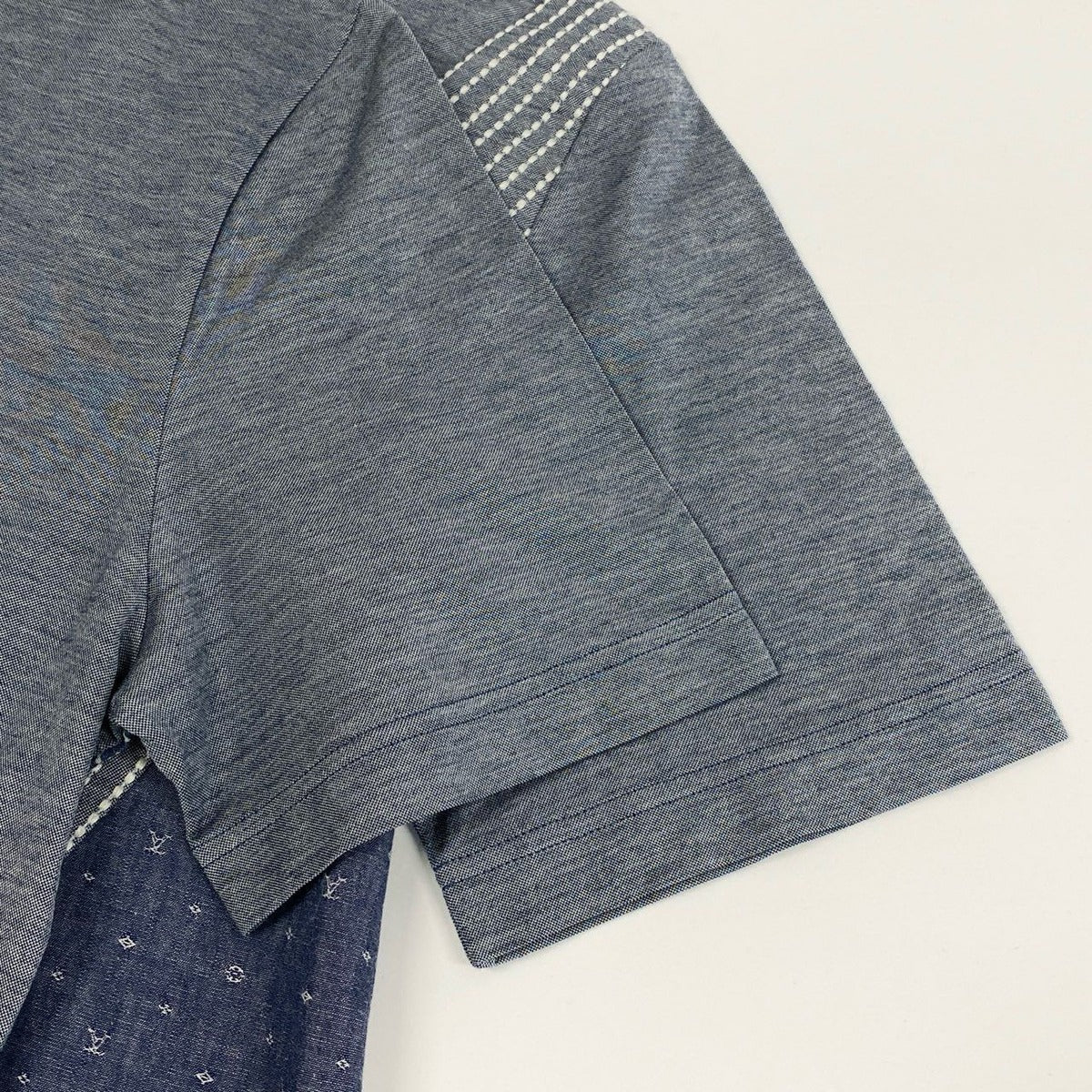 Louis Vuitton Patchwork Monogram Short Sleeve T-Shirt Stitch — view 6