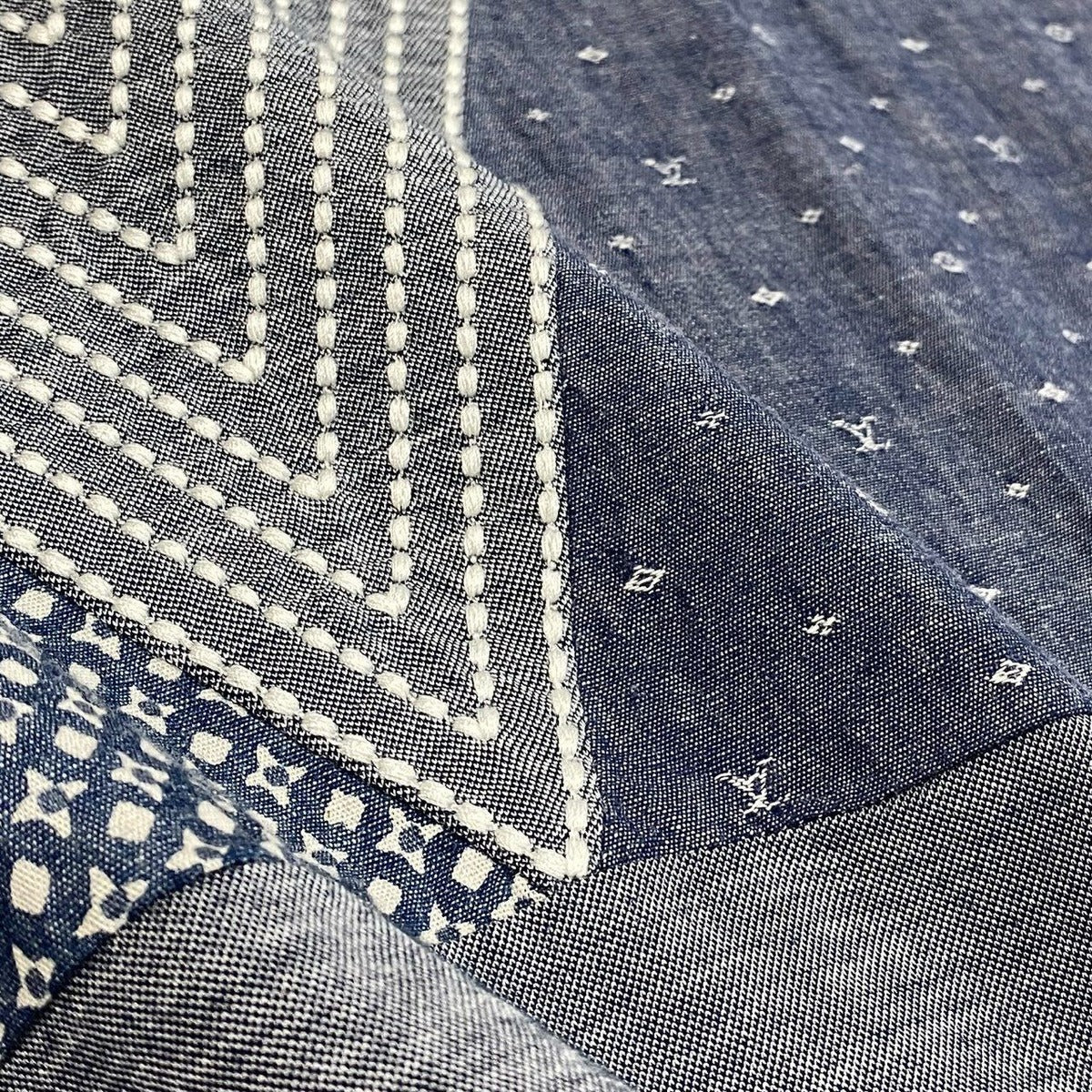 Louis Vuitton Patchwork Monogram Short Sleeve T-Shirt Stitch — view 7