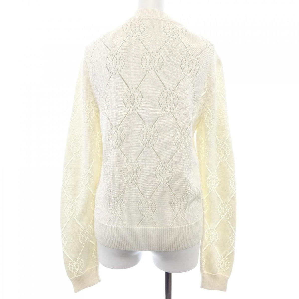 Hermes Lift Cardigan White 36 Translucency — view 2