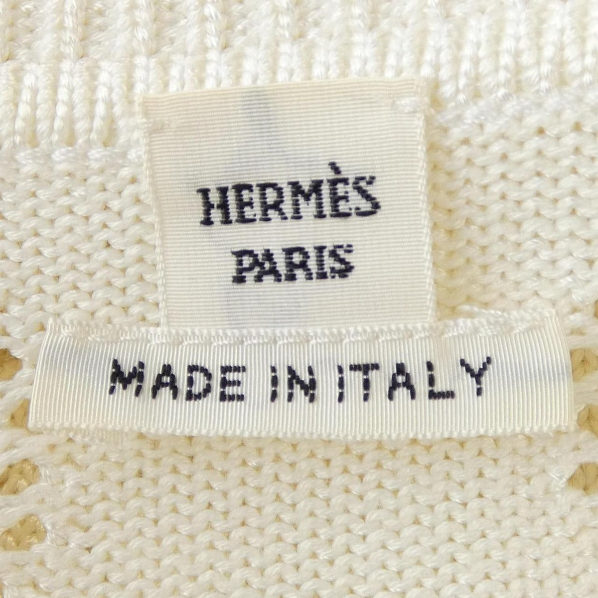 Hermes Lift Cardigan White 36 Translucency — view 4