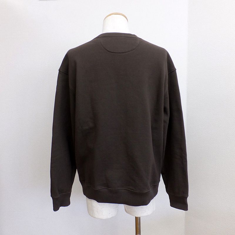 Fendi Sweat 12cpf-23-899 Size M Brown Cotton Pocket Silver-hardware
