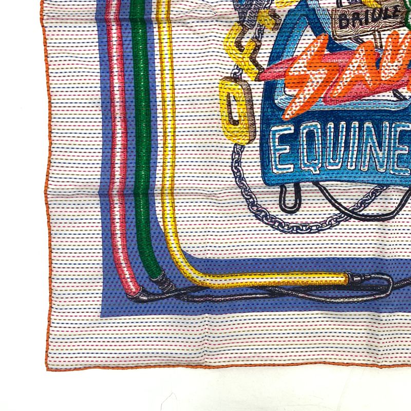 Class Hermes Carre 70 Cheval Oscope NEON Cheval Scope Neon Pointier