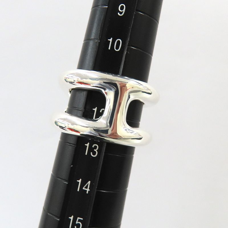 Hermes Ring Osmozu PM #52 No 12 Ag925 Hshape Silver - 2025 Ring