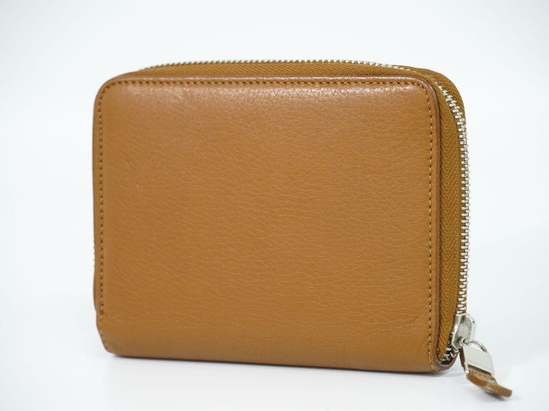 Authentic Tiffany & Co Tiffany & Co Round Zipper Fold Wallet Compact Wallet