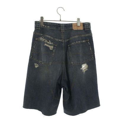 Balenciaga Distressed Baggy Shorts XS Pants — view 2