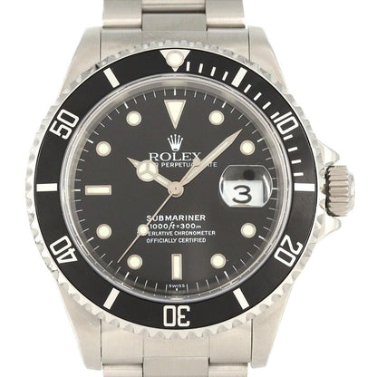 Rolex Submariner Date SS Automatic Winding a Number Watch